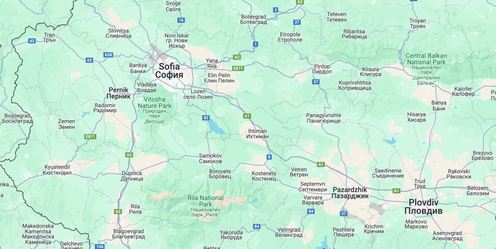 Sofia Map